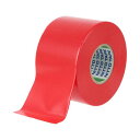 (まとめ) ニトムズビニルテープ No.21 幅広 50mm×20m 赤 J3421 1巻 【×3セット】