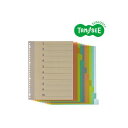 (まとめ)TANOSEE インデックス(PP) A4タテ 4・30穴 10山1組 20パック