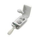 多摩電子工業Bluetoothフルワイヤレスステレオイヤホン ホワイト TBS37QW 1組(2個)(2)