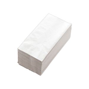 カラーナプキン 2PLY 8つ折 白無地1セット(2000枚:50枚×40パック)