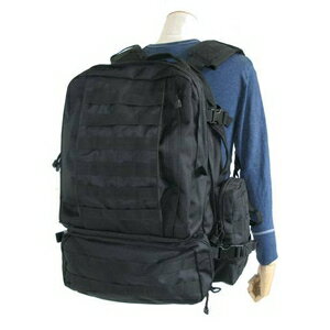 楽天西新オレンジストアアメリカ軍 アサルト リュック カバン ラージ ブラック 迷彩 米軍 レプリカ ポリエステル キャンパス ミリタリーウェア 軍モノ