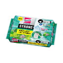 (まとめ) 花王トイレクイックル STRONG エクストラハーブの香り つめかえ用 1パック(16枚:8枚×2個) 【×3セット】
