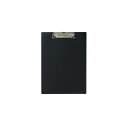 (まとめ)LIHITLAB 軽量クリップボード 抗菌 黒A2990-24(×10セット)