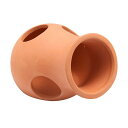 (まとめ)癒し水景 素焼きの隠れ家 つぼ小【×6セット】 (観賞魚/水槽用品)