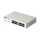 エレコム1000BASE-T対応 スイッチングハブ 16ポート メタル筐体 ホワイト EHC-G16MN2-HW 1セット(3台)