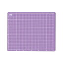 (まとめ) クツワ 学校工作マット(パープル) ST132PU 【×5セット】