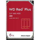 WESTERN DIGITAL WesternDigital WD RED Plus 3.5インチHDD 6TB 3年保証WD60EFPX 0718037-899787