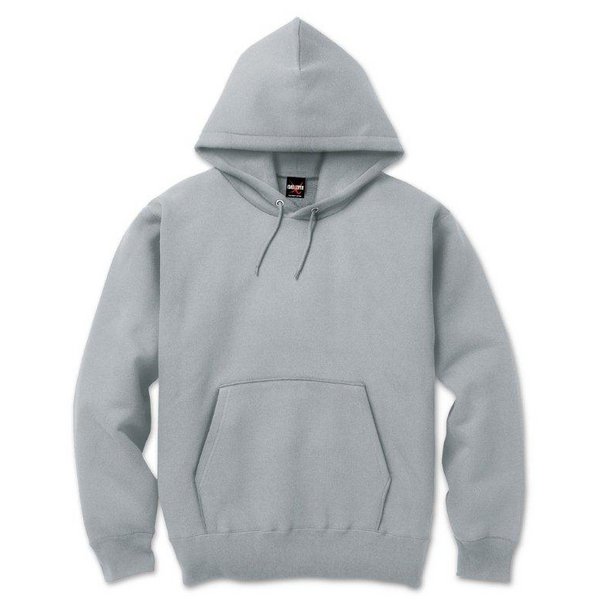 裏起毛 プル パーカー XXXLサイズ ヘザーグレー 12.5oz ヘビーウェイト 綿混 コットン混 保温力抜群 男女兼用 プルオーバー