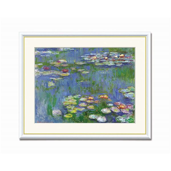 〔 睡蓮のとき 〕 睡蓮 クロード・モネ F6 「睡蓮」JI02Z 名画額 額縁 額 フレーム