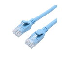 (まとめ) ナカバヤシ ミヨシCAT.6A LANケーブル スタンダード ブルー 1m C6A-01BL 1本 【×2セット】