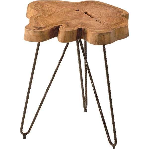 サイドテーブル ミニテーブル 約幅40cm 木製 スチール ムク リビング ダイニング インテリア家具 お店 什器 備品