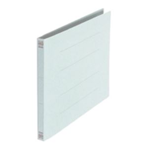 (業務用5セット) プラス フラットファイル/紙バインダー 【A4/2穴 10冊入り】 ヨコ型 No.022N ブルー(青)