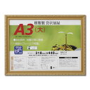 樹脂製 金色賞状額 金消 R SP A3 大) 収納寸法:318×440mm 賞状 額 表彰状 卒業証書 免許書 許可証 額縁 フレーム