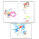 ちひろ絵はがき いわさきちひろ ポストカード 3枚セット 絵はがき 絵ハガキ