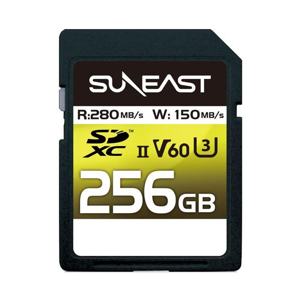 쥨쥯ȥ˥ SUNEAST SDXC UHS-II  256GB V60 SE-SDU2256GB2801