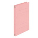 (業務用5セット) プラス フラットファイル/紙バインダー 【A4/2穴 10冊入り】 021NW 桃