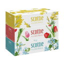 日本製紙クレシアスコッティ ティシュー フラワーボックス 250組/箱 1セット(54箱:3箱×18パック)