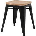 スツール ブラック (約W39×D39×H44.5cm) 完成品