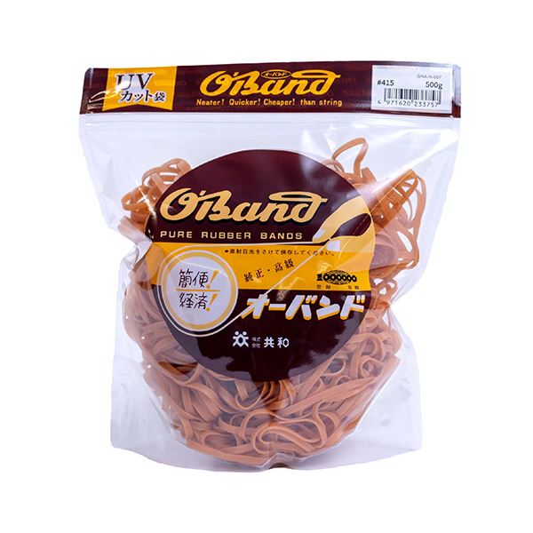 共和 オーバンド#415 内径101.5mm 500g入 透明袋 GNA-N-007 1袋