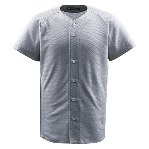 デサント(DESCENTE) ジュニアフルオープンシャツ (野球) JDB1010 シルバー 140 デサント(DESCENTE) ジュニアフルオープンシャツ (野球) JDB1010 シルバー 140