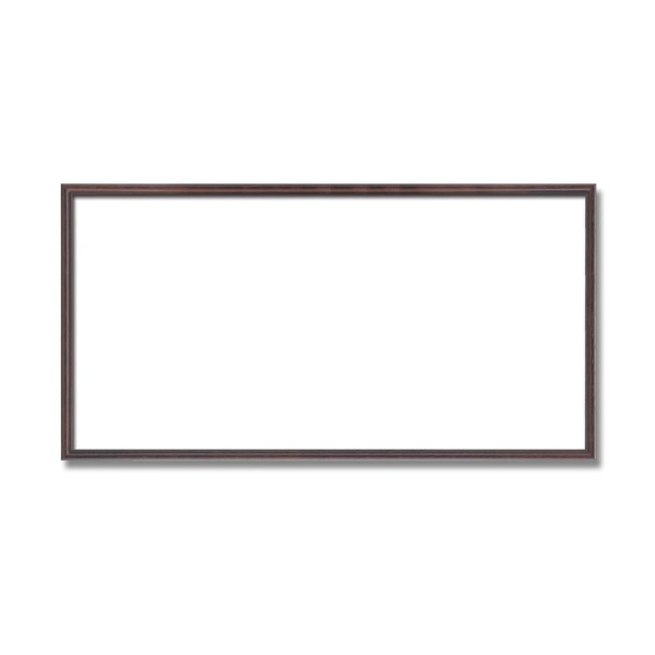 〔 長方形額 〕 木製額 カラー長方形額 600×300mm ブラウン 縦横兼用額 カラー4色展開 額 額縁 フレーム