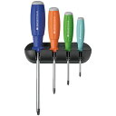 PB SWISS TOOLS 8243RB レインボースイスグリップドライバー 4本組 工具 ツール DIY 作業工具 道具 ドライバー