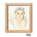色紙額縁セット 木製フレーム 小 311mm×280mm×15mm おおた慶文 決意 壁掛け用 ひも付き フレーム 額縁 額