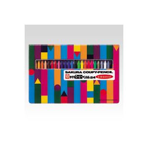 (まとめ) サクラクレパス クーピーペンシル ソフトケース入 FY24R1 入 【×2セット】