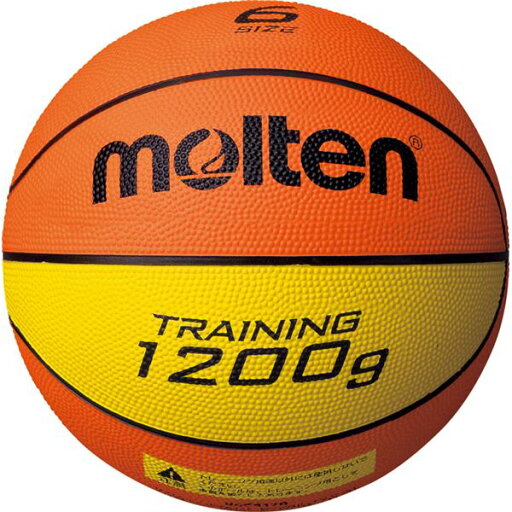 【モルテン Molten】 トレーニング用 バスケットボール 【6号球】 約1200g ゴム製 9120 B6C9120 〔運動 スポーツ用品〕 【モルテン Molten】 トレーニング用 バスケットボール 【6号球】 約1200g ゴム製 9120 B6C9120 〔運動 スポーツ用品〕
