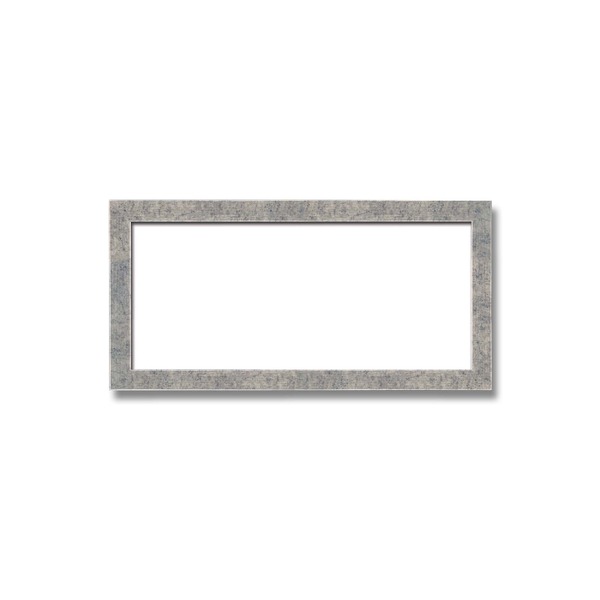 〔 長方形額 〕 木製額 金 銀 長方形額 300×150mm 銀柄紋 縦横兼用額 前面アクリル仕様 額 額縁 フレーム