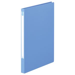 （まとめ） TANOSEE Zファイル（PP表紙） A4タテ 100枚収容 背幅20mm ブルー 1冊 【×10セット】