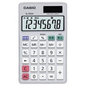 (業務用40セット) カシオ CASIO 手帳サイズ電卓 SL-300A-N