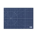 (まとめ) オルファ ふたつ折りカッターマット A3 ネイビー (文具専用) 223BSNV 1枚 【×2セット】