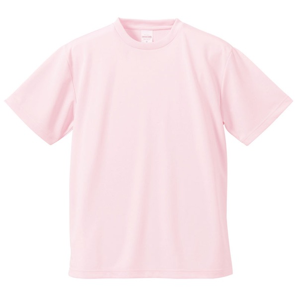 〔5枚セット〕 Tシャツ XXXL ベビーピンク UVカット 吸汗 速乾 4.1オンス さらさらドライ 半袖 ティーシャツ tシャツ