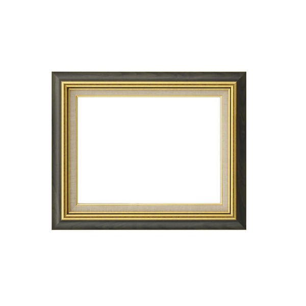 日本製 油絵額縁 フレーム F10号 グリーン 壁掛けひも アクリル 8116 油額 油絵額 額 額縁