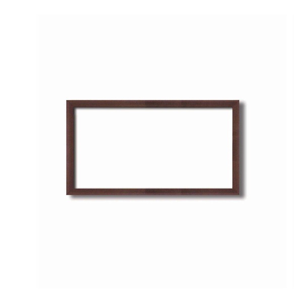 【長方形額】木製額 縦横兼用額 前面アクリル仕様 ■黒茶色長方形額（350×200mm）シタン色