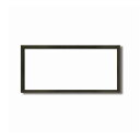 〔 長方形額 〕 木製額 黒茶色長方形額 450×200mm コクタン色 縦横兼用額 前面アクリル仕様 額 額縁 フレーム