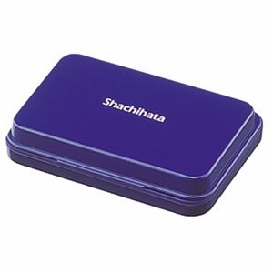 (まとめ) シヤチハタ スタンプ台 小形 藍色 HGN-1-B 1個 【×10セット】