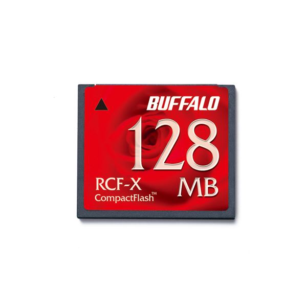 (まとめ) バッファロー コンパクトフラッシュ 128MB RCF-X128MY 1枚 【×2セット】