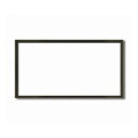 〔 長方形額 〕 木製額 黒茶色長方形額 500×250mm コクタン色 縦横兼用額 前面アクリル仕様 額 額縁 フレーム