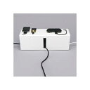 (まとめ) バッファロー ケーブルボックス 電源タップ&ケーブル収容 Lサイズ ホワイト BSTB01LWH 1個 【×2セット】(2)
