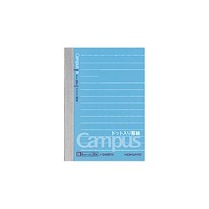 (まとめ) コクヨ キャンパスノート(ドット入り罫線) A7変形 B罫 30枚 ノ-242BTN 1セット(10冊) 【×10セット】