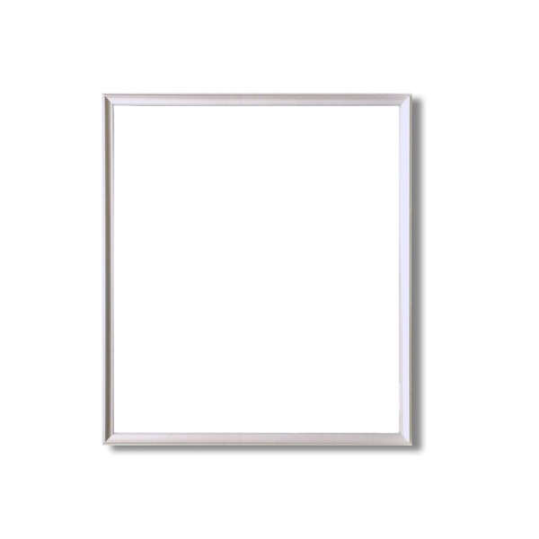 デッサン額縁 額 フレーム 〔 半切サイズ 545×424mm 〕 シルバー 壁掛けひも付き 化粧箱入り 5003