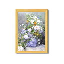 名画額縁 A3 ルノワール 「花瓶の花」 343×466×230mm 壁掛けひも付き