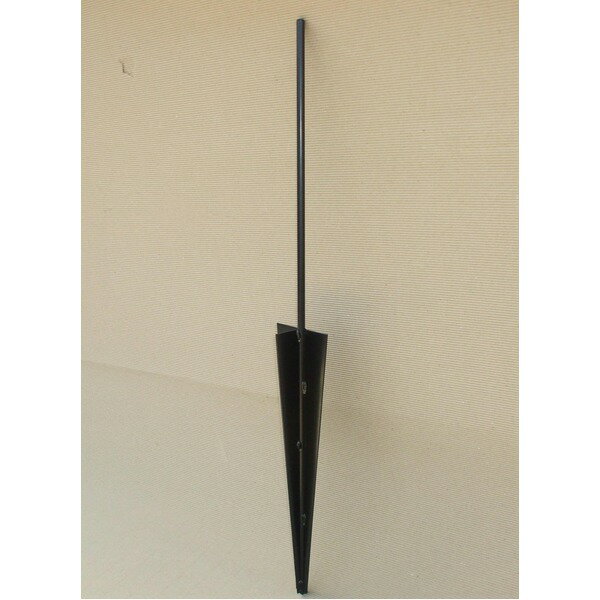 羽根付き杭/固定器具 【アーチ・オベリスク等対応/M型】 長さ72cm 日本製 〔フラワースタンド 花台〕