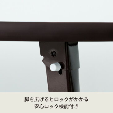 ハウステーブル(60)(ブラウン/茶) 幅60cm×奥行45cm 折りたたみローテーブル/折れ脚/木目/軽量/コンパクト/完成品/NK-60