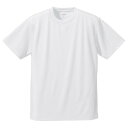 〔5枚セット〕 Tシャツ XXXXL ホワイト UVカット 吸汗 速乾 4.1オンス さらさらドライ 半袖 ティーシャツ tシャツ
