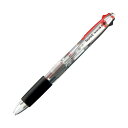 (まとめ) TANOSEE ノック式油性2色ボールペン(なめらかインク) 極細 0.5mm 1セット(10本) 【×3セット】