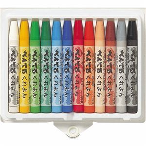 (まとめ) ぺんてる くれよん 12色(各色1本) PTCR-12 1箱 【×20セット】