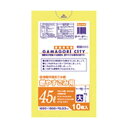 蒲郡市 可燃中30L10枚入半透明黄 GJ34 【(60袋×5ケース)合計300袋セット】 38-597